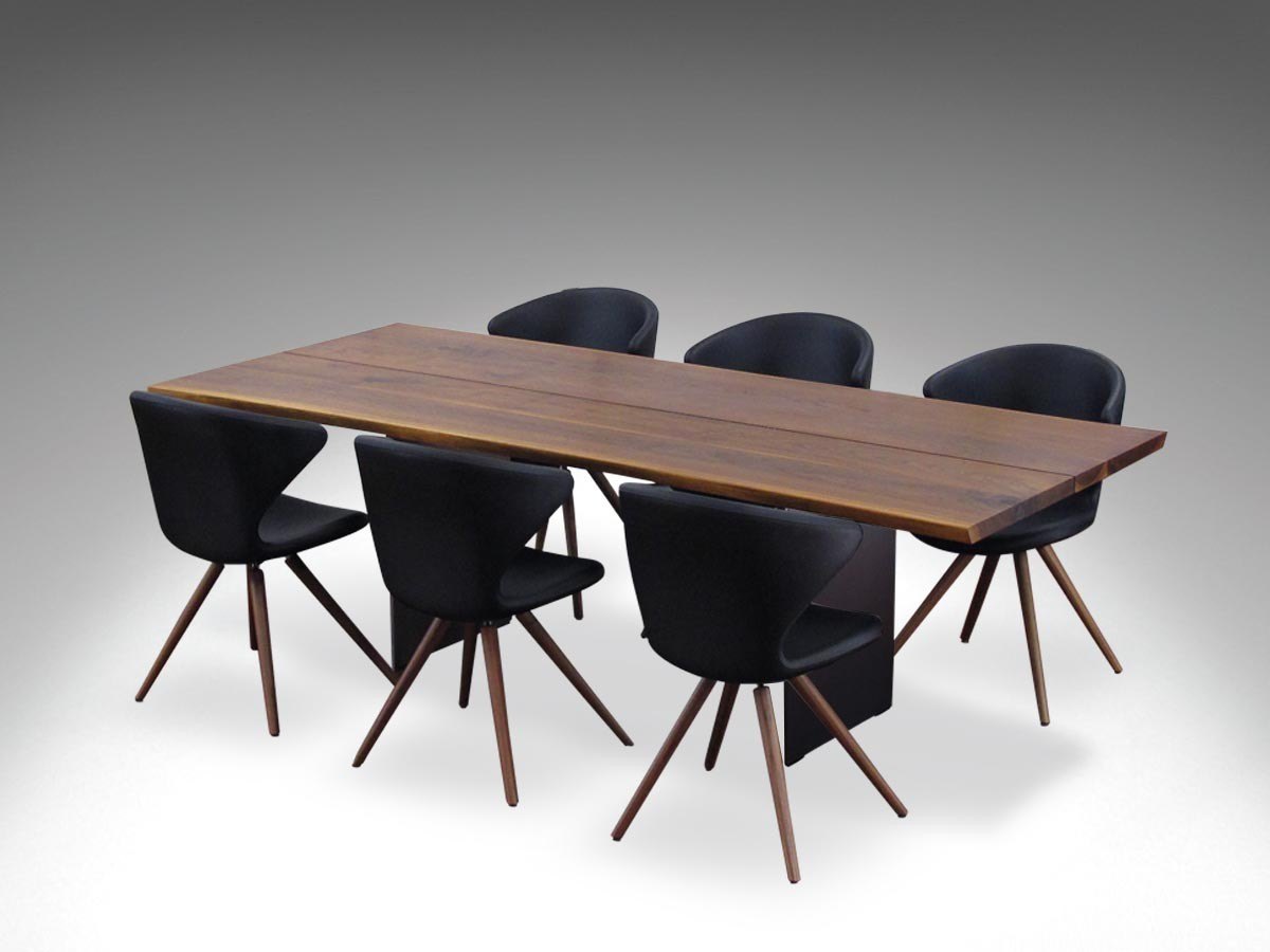 Plankebord dk3 tree table / med to planker og organiske kanter ...