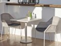 AREA  Sæt med rundt spisebord og taburetter / Havemøbler Cane-line
