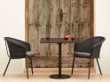 AREA  Sæt med rundt spisebord og taburetter / Havemøbler Cane-line