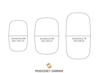 OVALE Haslev SYMPHONY Laminat & Linoleum spiseborde / TRÅDBEN