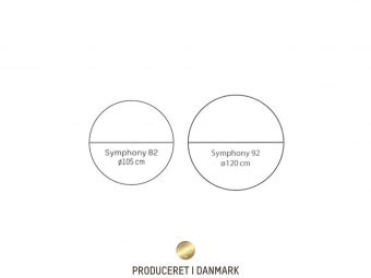 RUNDE Haslev SYMPHONY Massivt træ spiseborde / TRÅDBEN