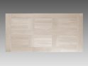 Langbord - ANCONA X-ben / 6 cm bordplade / Ege eller ask