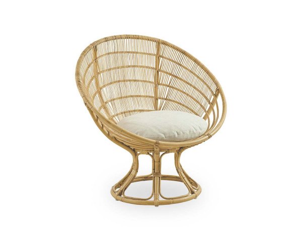 kål buffet dårligt Sika Design - LUNA Lænestol FA-45 | Icon loungestol i natur-rattan