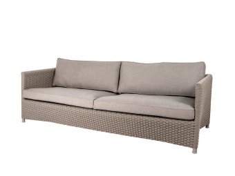 Cane-line: Diamond 3-pers. sofa, Tex & Cane-line Natté