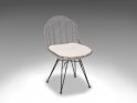 LIVING DESIGN CHAIR uden armlæn - Metal/Rattan spisestol