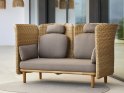 Cane-line - Arch 2-pers. sofa m/ høj arm/ryglæn - udendørs