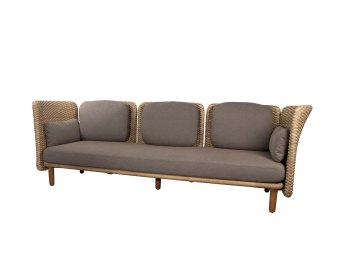 Cane-line - Arch 3-pers. sofa m/ lav arm/ryglæn - udendørs