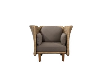 Cane-line - Arch lounge stol m/ lav arm/ryglæn - udendørs