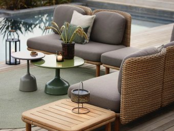 Cane-line - Arch sofabord m/ teak bordplade - udendørs