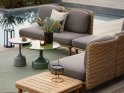 Cane-line - Glaze sofabord, stor, dia. 70 cm - udendørs