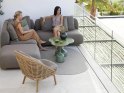 Cane-line - Glaze sofabord, lille, dia. 45 cm - udendørs