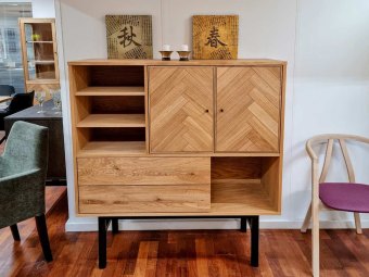 TILBUD - Casø 230 highboard / Eg naturolie