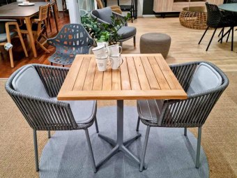 strukturelt flyde over tidsskrift Havestole | Spisestole til haven | Kvalitetsstole i metal, stof, teak og  flet | Havespisestole - Living In Harmony
