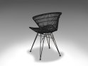 LIVING COMFORT CHAIR - Metal/Rattan spisestol