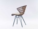 LIVING COMFORT CHAIR - Metal/Rattan spisestol