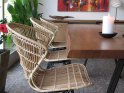 LIVING COMFORT CHAIR - Metal/Rattan spisestol