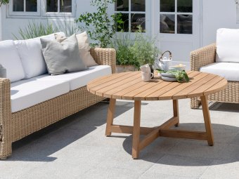 Victor Teak Loungebord Ø120