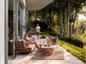 TILBUD - Cane-line SENSE loungegruppe - 3-pers. sofa + 2 stol + sofabord