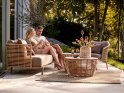 TILBUD - Cane-line SENSE loungegruppe - 3-pers. sofa + 2 stol + sofabord