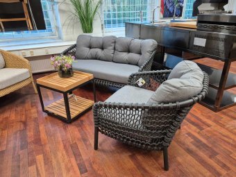 TILBUD - Cane-line OCEAN LARGE loungegruppe / sofa + stole + bord