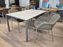 TILBUD - Cane-line PURE 90x150 havebord + 4 Ocean stole