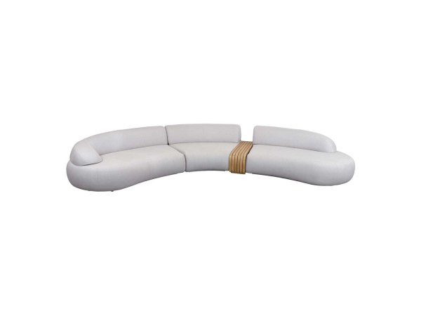 Cane-line - Mellow 5-personers sofa med ét sofabord