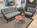 TILBUD - Cane-line OCEAN LARGE loungegruppe / sofa + stole + bord