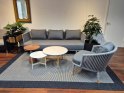 TILBUD - Cane-line MOMENTS loungegruppe - 3-pers. sofa + 1 stol (Udstillingsmodel)