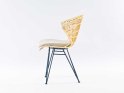 LIVING COMFORT CHAIR - NATUR Rattan/metal spisestol