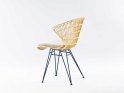 LIVING COMFORT CHAIR - NATUR Rattan/metal spisestol