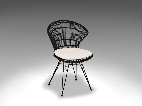 LIVING COMFORT CHAIR - Metal/Rattan spisestol