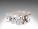 Kristensen & Kristensen - Langbord - ANCONA Y-ben / 4 eller 6 cm bordpl.