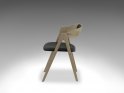 Findahls/Hammel - METTE spisebordstol - Træstole med polstret sæde