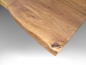 ELEGANT RAW Rustikt Plankebord - Rektangulær / Ben i 10 mm pladestål