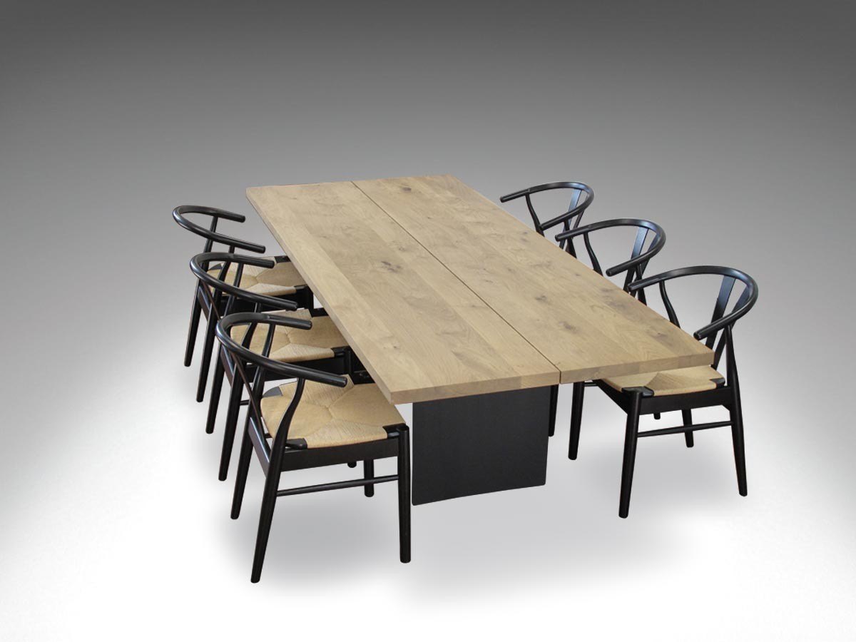 Langbord table | Plankebord to planker. DK3 møbler