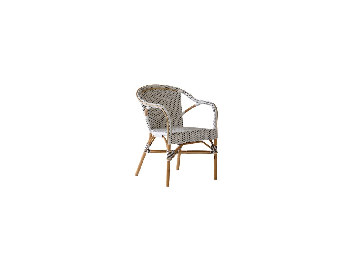 Sika design affaire madeleine 9187 lænestol/spisestol i rattanflet Altan lænestol