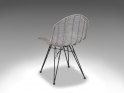 LIVING DESIGN CHAIR uden armlæn - Metal/Rattan spisestol