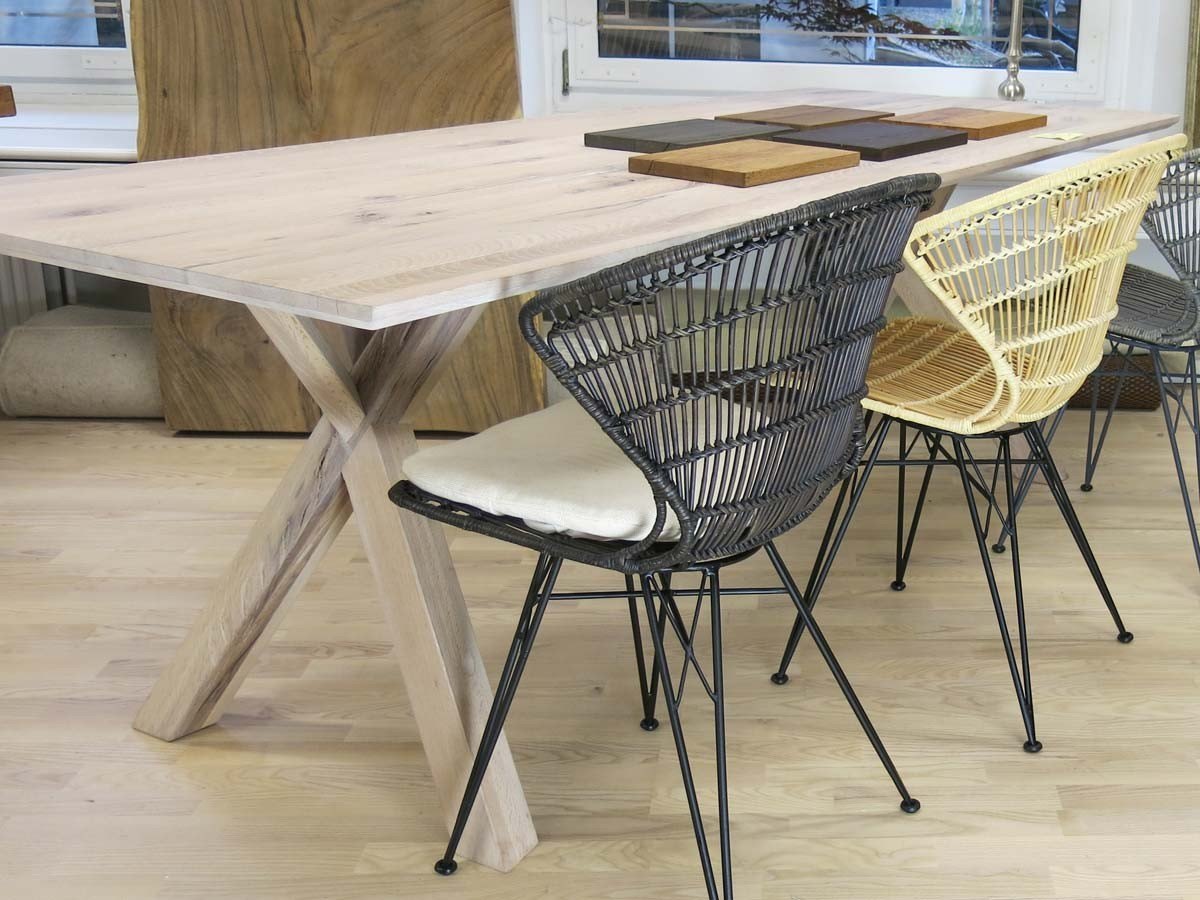 Rustikke plankeborde tree wild let look plankebord med x ben Plankebord skrivebord