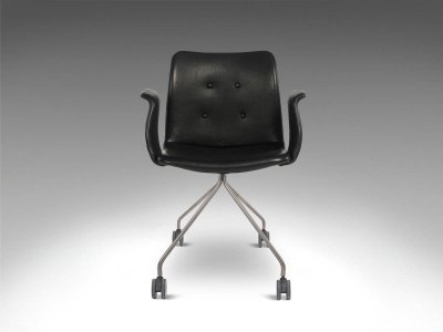 Bent Hansen PRIMUM skrivebordstol -  Med armlæn / Metalstel med  hjul