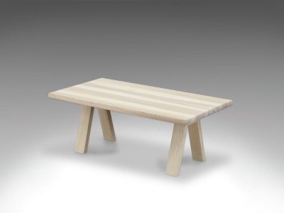 Kristensen & Kristensen - ELEGANT planke sofabord med træben