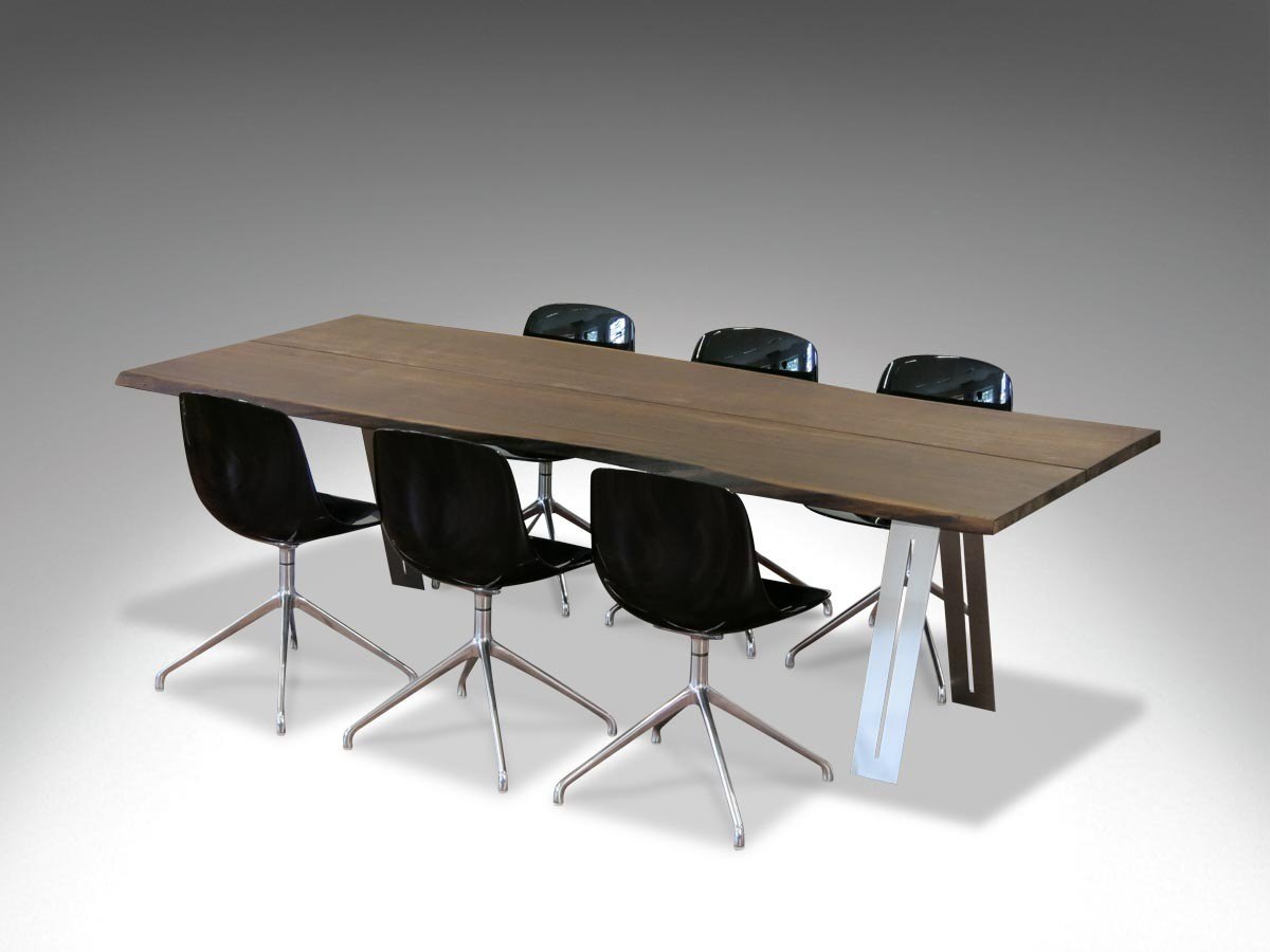 Unika wild forest valnød royal plankebordplade 100x240 cm. Plankebordplade