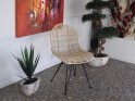 LIVING DESIGN CHAIR uden armlæn - Metal/Rattan spisestol