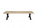 VIKING Plankebord / 4 cm. bordplade / Metal krydsben - X-ben