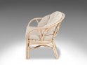 FREJA COMPACT kurvemøbler | Sofa + 2 stk. stole + ovalt Sofabord