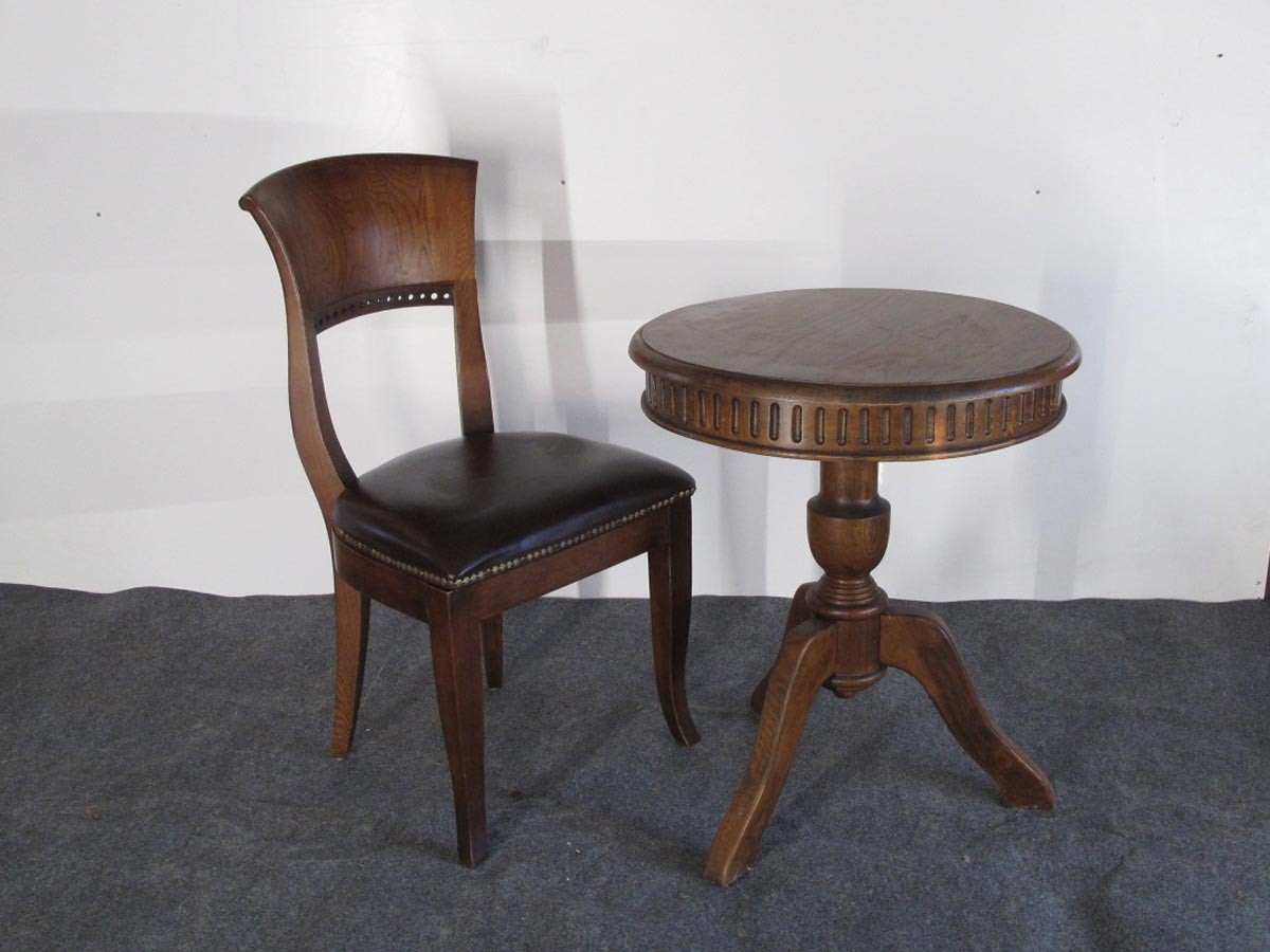 Tilbud spar 60 / stol rundt bord / brun antik living in harmony Rundt bord