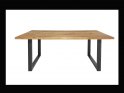 Kristensen & Kristensen - FOREST Rustikke plankeborde / 3 cm bordplade / U-ben metal